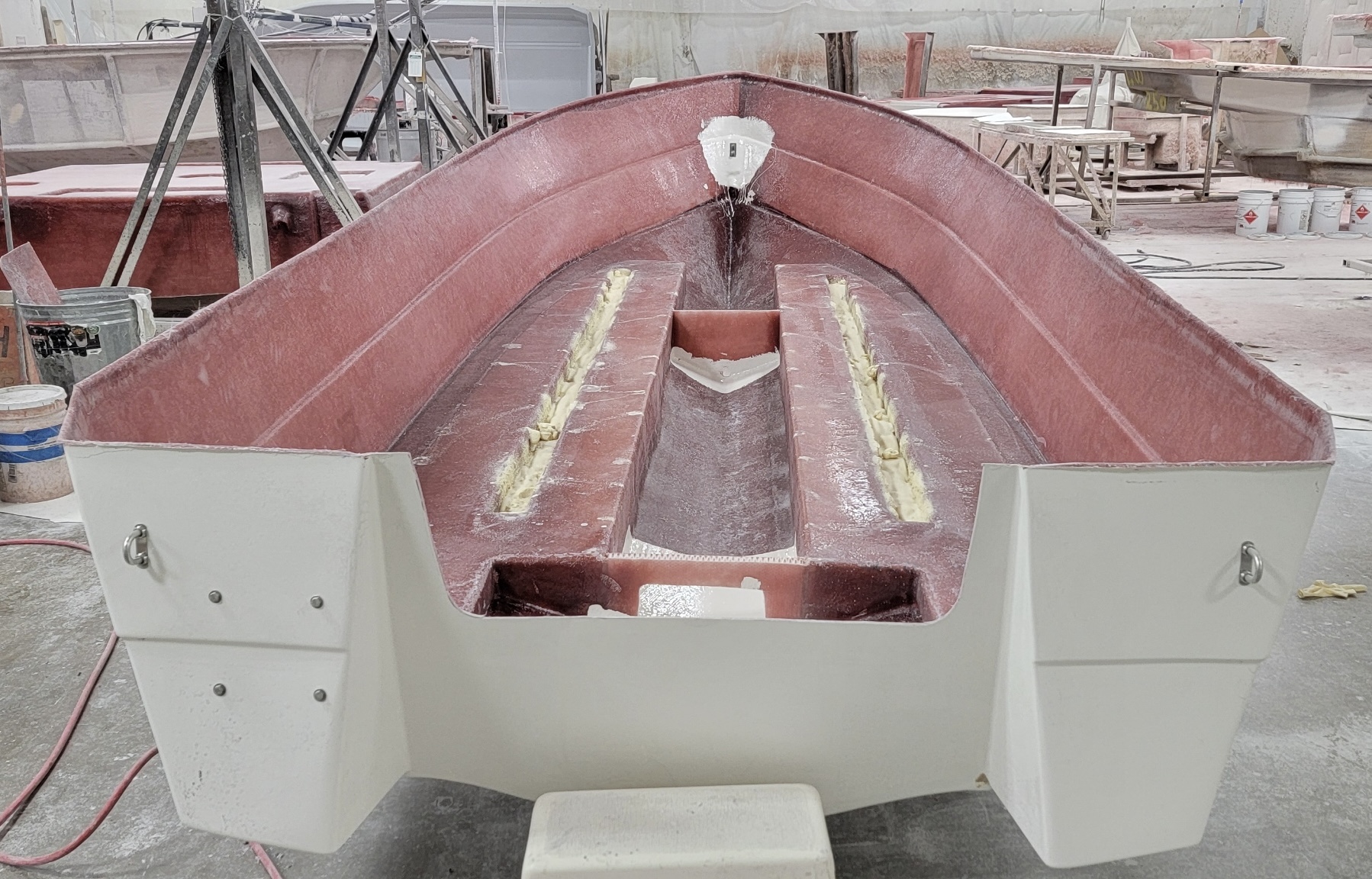 Foam filled stringer system