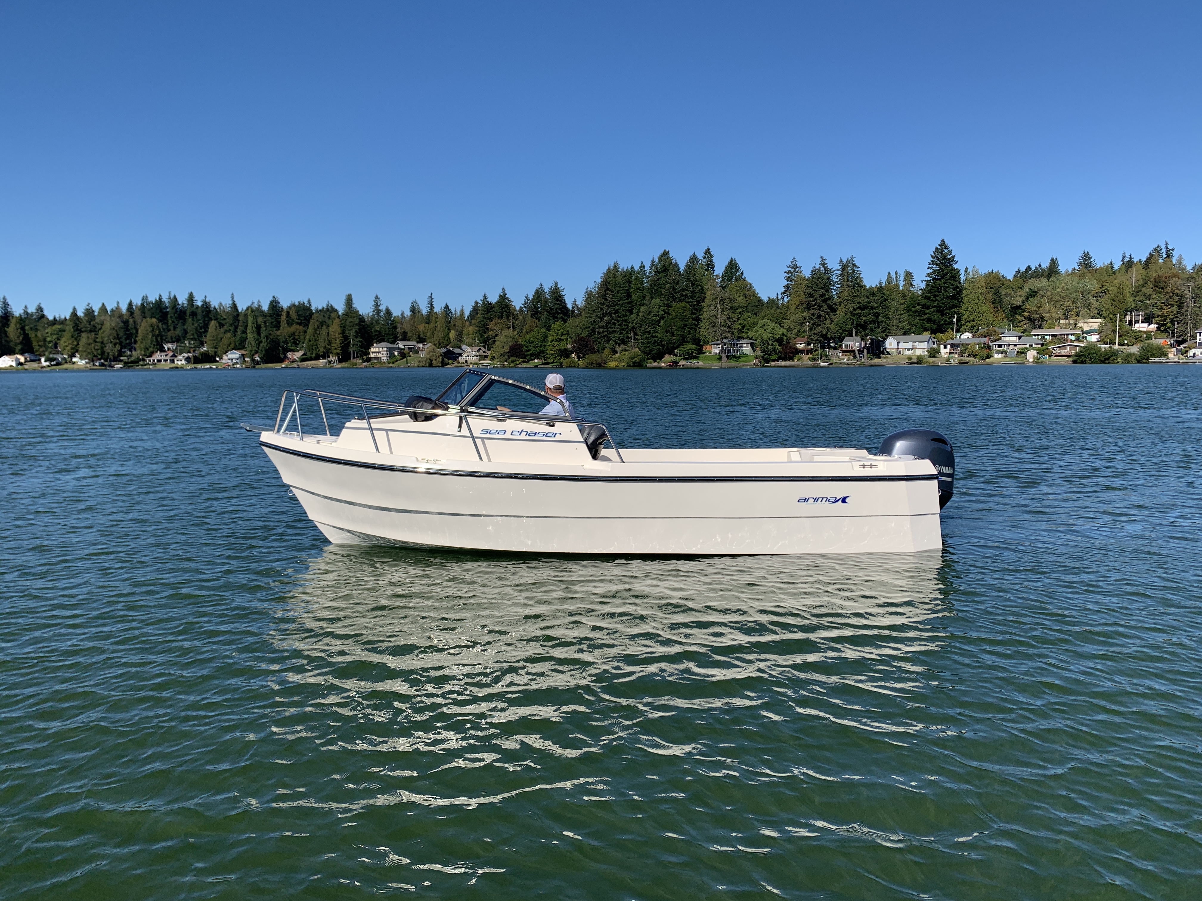 Sea Chaser 19 on calm water